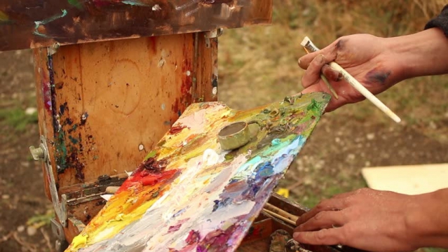 آموزش نقاشی رنگ روغن پایه